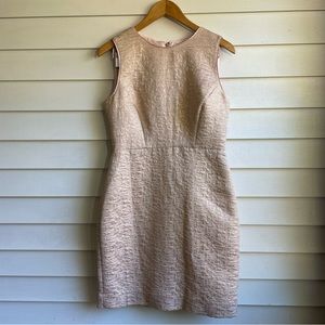 kate spade Blush Pink Textured Sleeveless Sheath Dress